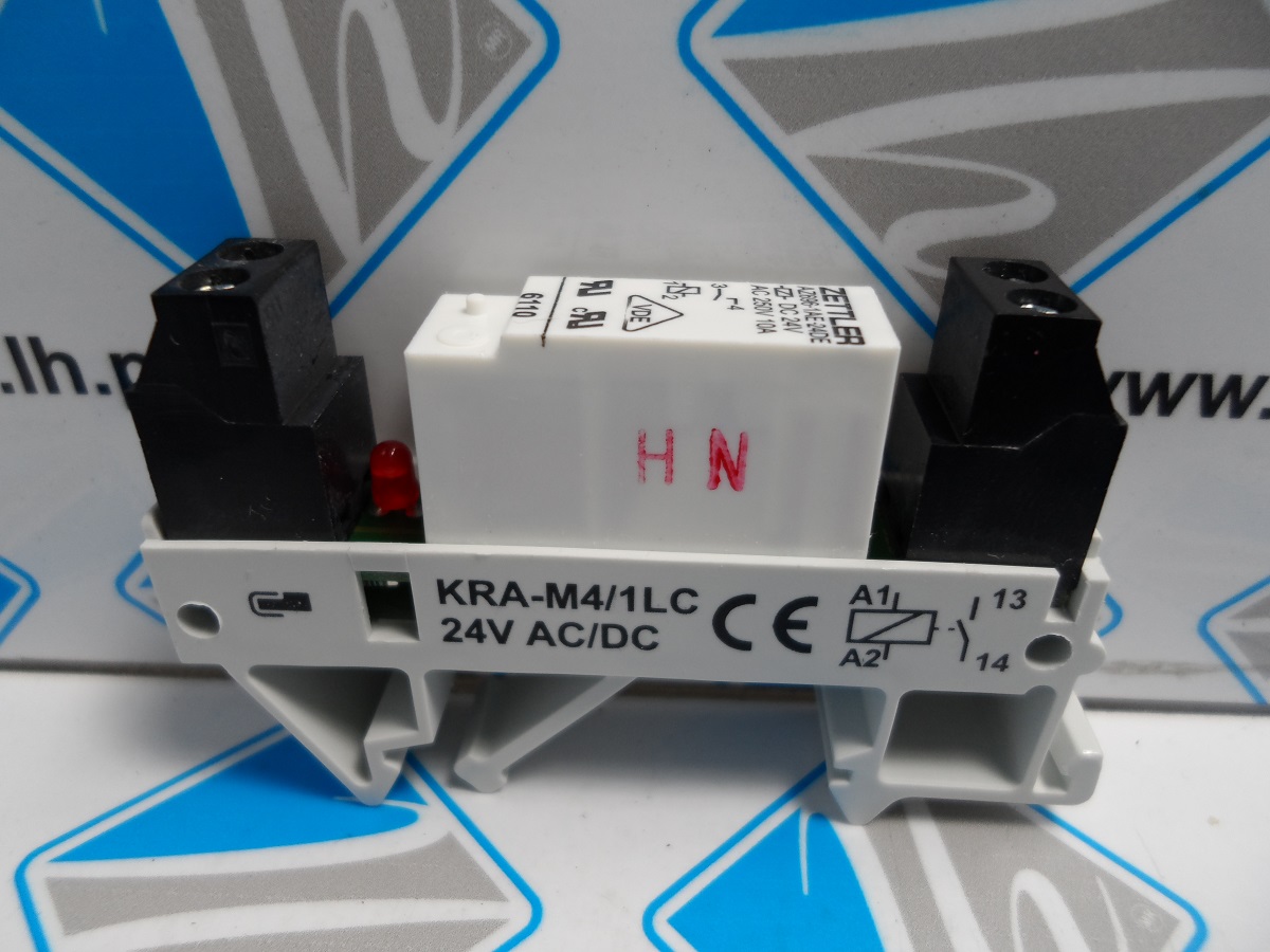 11065013 KRA-M4/1LC 24V AC/DC         Rele 1 normally open contact SPST-NO, 24 VAC/DC